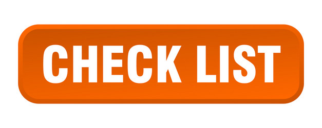 Check list button square 3d push vector