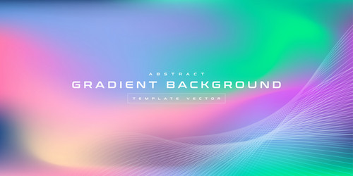 Abstract blurred colorful mesh gradient background vector