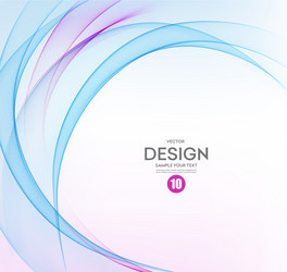 Wavy Blue Purple Abstract Background vector image