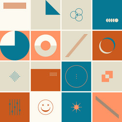 digital design abstract pattern vector image