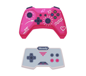 gamepad as game controller and input device vector image