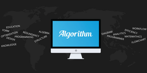 algorithm vector image