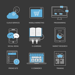 Flat design modern concept Royalty Free Vector Image