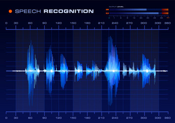 Sound Analysis & Speech Recognition vector image