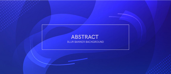 abstract banner with a gradient shapes and blur vector image