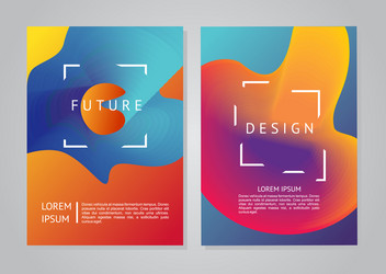 Abstract Gradient Backgrounds - Future Forms vector image