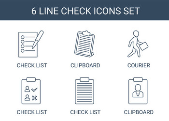 Check icons vector