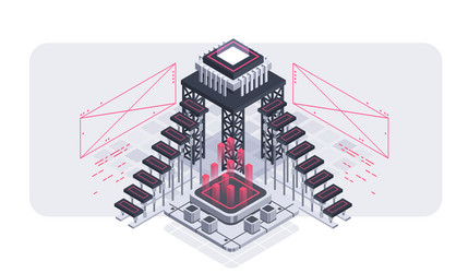 programming and software development isometric vector