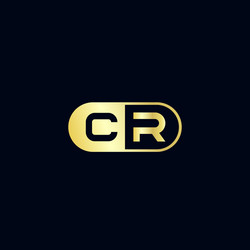 Initial letter rc logo template design Royalty Free Vector