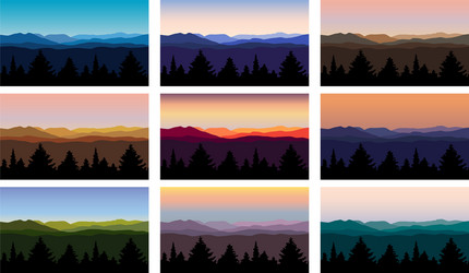 Mountain Trees Vector Images (over 95,000)