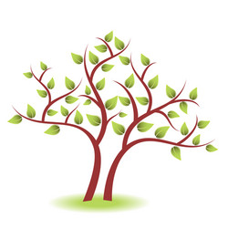 Tree pattern Royalty Free Vector Image - VectorStock