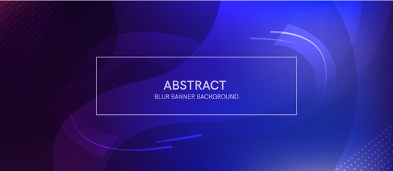 abstract banner with a gradient shapes and blur vector image