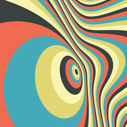 abstract swirl background pattern with optical vector image