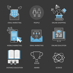 Flat design modern concept Royalty Free Vector Image