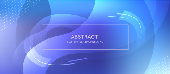 abstract banner with a gradient shapes and blur vector image