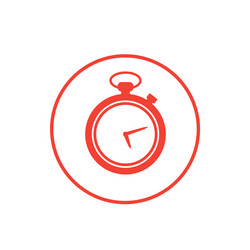 Chronometer icon on white vector