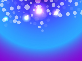 Abstract Light Bokeh Hexagon Background vector