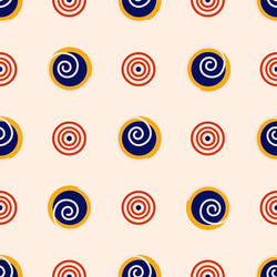 abstract circle pattern for use in textile vector