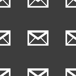 mail icon envelope symbol message sign navigation vector image