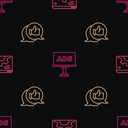 set line browser setting customer product rating vector image