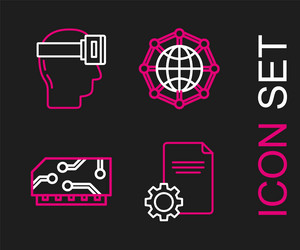 Set line file document ram random access memory vector
