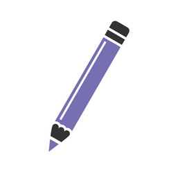 Writing related icon on background for graphic vector