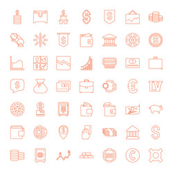 49 money icons vector