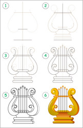 Page shows how to learn step by draw vector