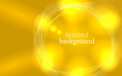 yellow abstract mesh background with circles vector