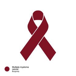Multiple Myeloma Awareness Ribbon vector