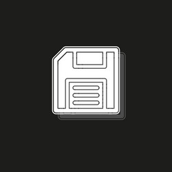 save icon - computer symbol memory storage vector image