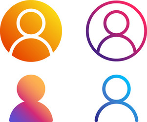user profile login or access authentication icon b vector image
