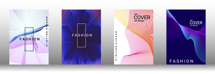 creative abstract design with smooth gradient vector image