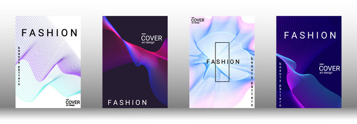 creative abstract design with smooth gradient vector image