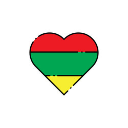 Black history month icons template logo design Vector Image