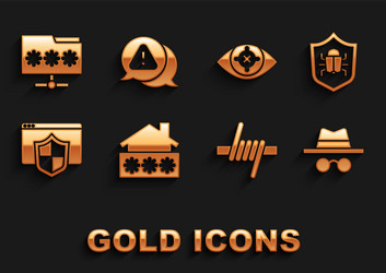 set house with password system bug incognito vector image