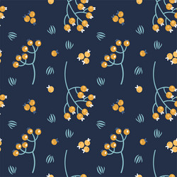 a seamless pattern from branches vector image