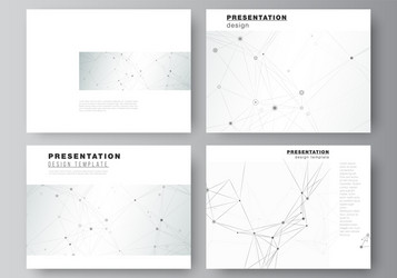 layout presentation slides design vector image