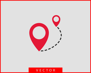 map icons marker pointer pin location icon gps vector image
