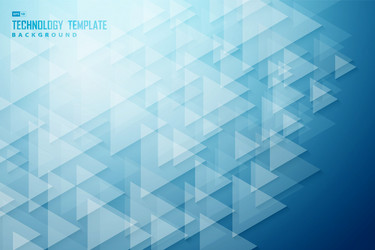 Abstract triangle pattern design technology vector