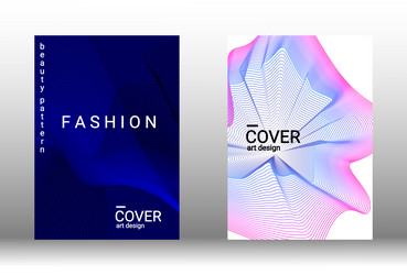 creative abstract design with smooth gradient vector image