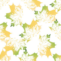maple leaves seamless pattern vector image