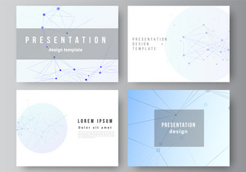 Presentation Slides Blueprint vector image