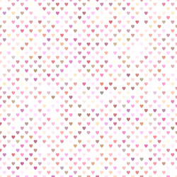 Seamless pink heart pattern background design vector