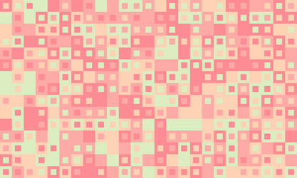 symmetrical cube grid with vibrant ornate colors vector image