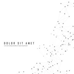 abstract with connect lines vector image