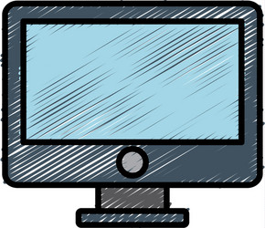 Computer icon image vector