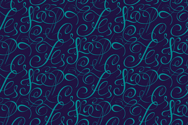 Elegant Script Pattern vector image