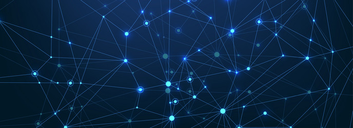 global network connection concept big data vector image