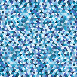 Blue Triangle Mosaic Pattern vector image